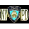 NEW YORK CITY POLICE DEPT PATCH WITH SCRIPT PIN